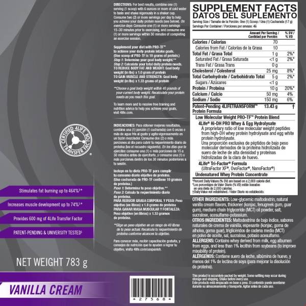 PRO-TF® Vainilla - Imagen 4